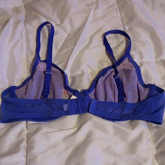 Xhilaration Unlined T-shirt Bra- sheer periwinkle - Picture 3 of 6